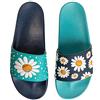 Dedoles Ciabatte Donna Uomo & Bambini Sandali per Spiaggia e Piscina con tanti Design Patatine Fiori Volpe Lama Nuvole Ketchup Regalo, Color: Fior di margherita, 36 EU