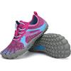SAGUARO Barefoot Shoes Bambini Scarpe Barefoot Ragazzi Scarpe Minimaliste Ragazze Traspiranti Scarpe a Piedi Nudi Antiscivolo Scarpe Trail Running Scarpe Dita Rosso,Gr.25