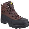 Amblers Safety Amblers, FS430 Orca S3, scarponi antinfortunistici da lavoro, impermeabili e leggeri, Marrone (Brown), 40