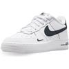 Nike Scarpe Air Force 1 Ms (GS) Codice IO7403-101 Bianco Ragazzi