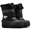 Sorel Snow Commander Boot, Stivali Invernali, Unisex - Bambini e ragazzi, Black/Charcoal 2023, 30 EU