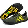 SAGUARO Barefoot Shoes Uomo Scarpe da Scoglio Leggero Traspiranti Scarpette da Mare Asciugatura Rapida Scarpe Piedi Nudi Minimaliste Antiscivolo, Verde Militare, 48 EU
