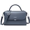 David Jones - Borsa a tracolla da donna - Borsa a mano in similpelle PU indossata a spalla - Borsa a forma di zaino di medie dimensioni - Borsa da città alla moda shopping elegante, blu