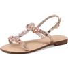 QUEEN HELENA Sandali Gioiello Bassi con Strass Donna Y6016