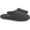 ofoot Pantofole da Donna, Scarpe Antiscivolo in Cotone Lavabile con Memory Foam(Scuro Grigio,EU 42-44)