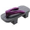Kawaii-Story K-G-33-2 Viola Nero Legno Giappone Geta Donna Sandalo con Tabi Kimono Geisha Kendo Samurai