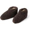 THE COZY SHEEP Babbucce lana donna e uomo | Pantofole donna invernali chiuse in 100% lana merino estremamente comode e morbide | Scarpe da casa super comfort | Modello basso chiuso