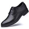 DuiXinn Scarpe Derby Stringate da Uomo, Scarpe Eleganti da Uomo, Scarpe da Lavoro in Pelle, Mocassino, Scuola Formale, College (Color : Black, Size : 38)