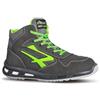 U POWER SCARPE ANTINFORTUNISTICA 'HUMMER' N. 43-1064232 - Tomaia in pelle nabuk naturale, soffietto in nylon imbottito