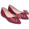 FQLGJMY Ballerine Donna con Punta Sottile, Fiocco e Tacco Basso, Scarpe comode ed Eleganti per Tempo Libero, Matrimoni, Ufficio, Feste e Lavoro