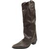 Yekdmxop Stivali Alti Con Tacco Donna Stivali Alti Al Ginocchio Da Donna Con Zip Tomaia Idrorepellente Stivali Donna Con Tacco Grosso Stivali Anfibi Donna Impermeabile Primaverili Autunnali