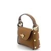 Superflybags Donna Borsa Pochette in vera Pelle con Tracolla in Catena e Clip Ape Modello NINIV 19x17x6,5 Made in Italy