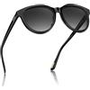 AVAWAY Occhiali da Sole da Donna Polarizzati con Protezione UV, per Fotografia, Viaggi, Guida, Categoria 3