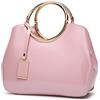 DEERWORD Donna Borse a Mano Borsa a Spalla Elegante Grandi Firmate Marca Tracolla Antifurto PU pelle 5376 1 pz Rosa Chiaro