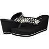 GUESS Silus, Sandali con Zeppa Donna, Nero 001, 41 EU
