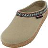 HAFLINGER Pantofole Unisex Adulto Grizzly Franzl 711001, Numero:38 EU, Colore:Grigio