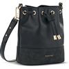 Expatrié Borsa a Tracolla Donna Piccola Nero - Sarah Small - Elegante Borsetta in Pelle PU - Borse per Shopping e Lavoro - Borsa a Secchiello Crossbody con Cintura Regolabile e Rimovibile
