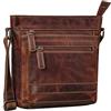 STILORD Talea Borsa in Pelle Donna Borsetta Vintage Sacchetti Piccolo Borsa a Tracolla Signora Borse Donna Pochette Cuoio Ladies Bag Borsa Tote Retro Colore:nero