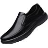 Generic Scarpe da uomo con rialzo in pelle, eleganti scarpe da lavoro, classiche Oxford, con tacco chunky e formale, impermeabili, in pelle, per il tempo libero, comode scarpe da ginnastica in pelle
