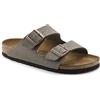 Birkenstock 151181 Arizona mocca, Birkibuc PIANELLE Uomo, Mocca EU 38