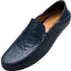 Unitysow Mocassini Uomo Pelle Estivi Pantofole Casual Eleganti Slip On Scarpe da Guida Scarpe da Barca Classic Loafers Blu 45EU