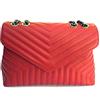 Superflybags Borsa Donna a spalla In Vera Pelle Matelassé/Trapuntata modello OLANDA MEDIA made in Italy