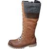 riou Stivaletti Stivali Invernali Scarpe da Donna Alti Eleganti Anfibi Boot Anfibi Donna Tacco Stivali Invernali da Neve Calda Stivali Lunghi Moda Tacco A Blocco Alti Scarpe