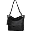 AMBRA Moda AmbraModa GLX37 - Borsa a tracolla da donna in pelle