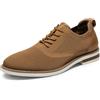 Bruno Marc Scarpe Eleganti Oxford Uomo in Pelle Stringate Derby Basse Oxford Vintage Elegante,Size 40,Marrone,SBOX2320M-E