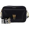 Coccinelle Pelle borsa a tracolla Beat Soft Ribb Crossbody Bag Grained Leather Noir nero