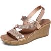 Skechers Donna Beverlee - Aura Cherished, Oro rosato, 40 EU