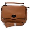 Emila Borsa piccola con borchie a mano da donna borsetta borchiata da lavoro ufficio shopping per passeggio con tracolla giorno sera x tutti i giorni giornaliera color Cuoio primavera estate 2026