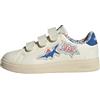 Adidas Unisex - Bambini Advantage 2.0 Dino Shoes Children, off White/Bright Royal/Semi Lucid Red, 31 EU