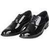 Evoga Scarpe Uomo Class Blu/Nero Lucido Vernice Eleganti Cerimonia (Nero, Numeric_41)