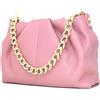 Superflybags Donna Borsa a Mano in vera Pelle con Tracolla in Catena Modello RACHEL 30x20x12 Made in Italy