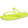Crocs Sandalo Miami Toe Loop da donna, giallo limone, 41 EU
