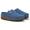 LE TIROLESI - Pantofola Cortina in lana REWOOLY® con sottopiede morbido e suola in gomma - Made in Italy