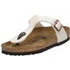 Birkenstock 943871 Gizeh pearl white, Birko Flor Graceful INFRADITO Donna, White EU 36