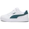 PUMA Caven 2.0 Jr, Scarpe Unisex Bambini, Puma Bianco Malachite, 37.5 EU
