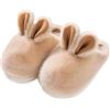 Zureto Cut Bunny Ear Fuzzy House - Pantofole da donna in memory foam, con fodera in pelliccia sintetica