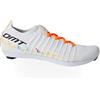 DMT Pogi's - Scarpe da Ciclismo Unisex, Colore Bianco, Taglia 42, Bianco, 43 1/3 EU