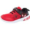 Marvel Pantofole lampeggianti Spiderman per ragazzi, scarpe da corsa sportive con luci lampeggianti, Rosso, 31 EU
