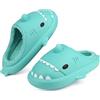 Lanivic Ciabatte Squalo Donna Uomo Impermeabile Invernali Pantofole Peluche Adulto Scarpe Interno E da Esterno Menta Verde EU 39 40