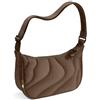 tomtoc 3,5L Borsetta Tracolla Donna Piccola Sling Crossbody, Borsa Donna Puffer Trapuntata Nylon, Borsa Crescent Per Cellulare ed Essenziali, Hobo Viaggio con Tracolla Regolabile e Tasche Interne