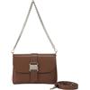LA'FESTIN LAFESTIN Borsa a tracolla piccola da donna in pelle crosta, doppie cinghie per uno stile versatile Borse a tracolla da donna, Borse a tracolla alla moda Borse firmate, Marrone caramello