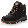 SL-Saint Uomo Impermeabili Scarponcini Trekking Pelle Nabuk Scarpe