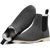 SL-Saint Stivali Chelsea Classici Fatti a Mano Per Gli Uomini Moda Vera Pelle di Mucca Slip On (Grigio Lana, Adulto, Uomo, 39, Numero, Sistema Taglie Calzature EU, Media)