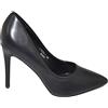 Malu Shoes Scarpe Donna Decollete a Punta Elegante Pelle Nera Matte Tacco a Spillo 12 cm Cerimonia Evento (40 EU)