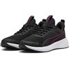 PUMA Scarpe da Running Flyer Lite 4 per Ragazzi 35.5, Black Fuchsia Glow Pink