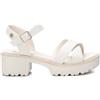 REFRESH - Sandali Donna Ghiaccio - Scarpe comode e versatili - Moda casual - Modello 07928102 (Misurare 36)